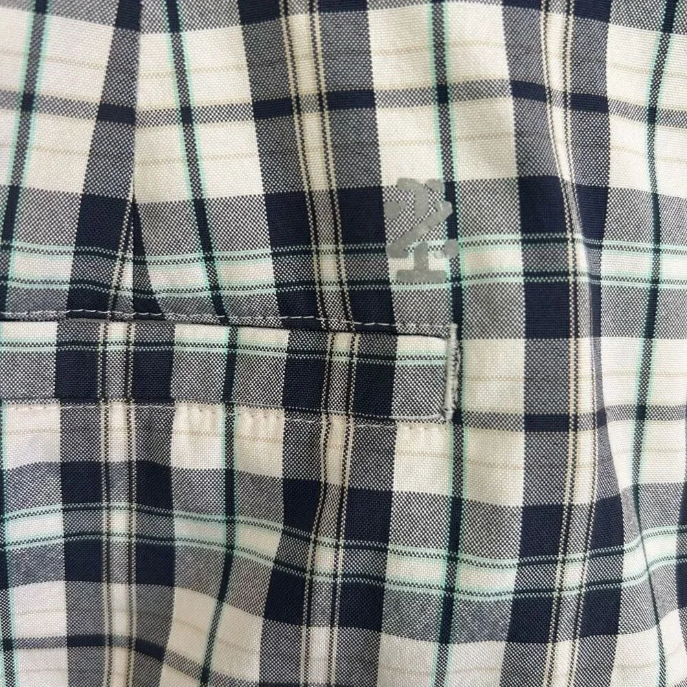 Izod Golf Skort Navy and Lime Green Size 12